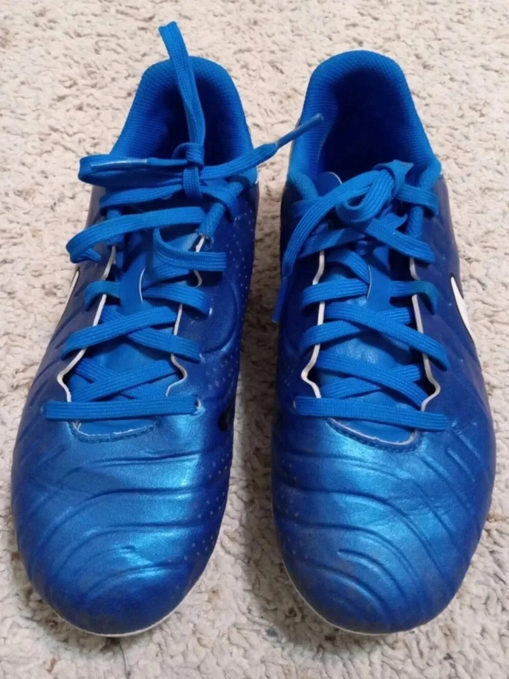 Nike Tiempo Legend 10 Academy MG Low Blue/White (DV4348-400) Size Kids Size 4.5y